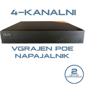 DVC IP SNEMALNIK - 4 KANALNI - Inteligent SHOP
