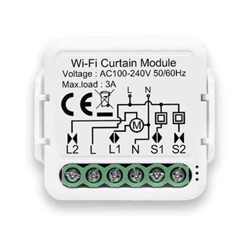 SmartCurtain - Pametni modul za dve senčili - Inteligent SHOP